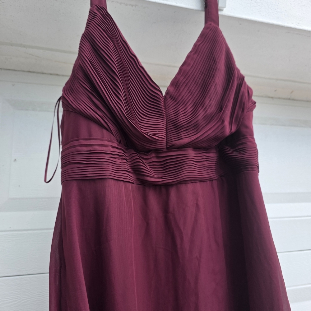 Birdy Grey Burgundy Gown- L - Picture 4 of 14
